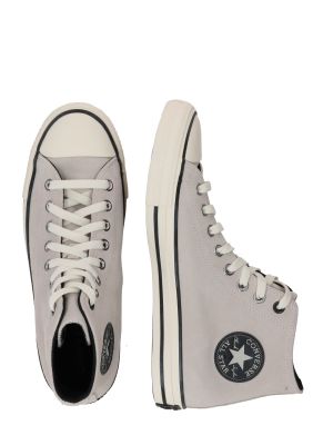Sneakers con motivo a stelle Converse Chuck Taylor All Star grigio