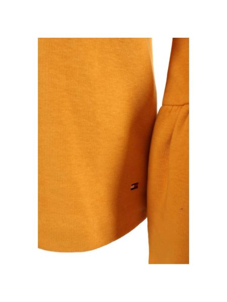 Blusa de tela jersey Tommy Hilfiger amarillo