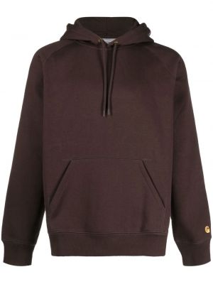 Bomull hettegenser Carhartt Wip brun