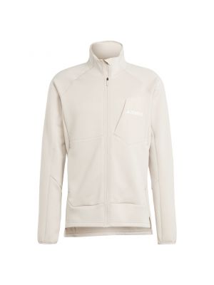 Fleece dzseki Adidas Terrex fehér