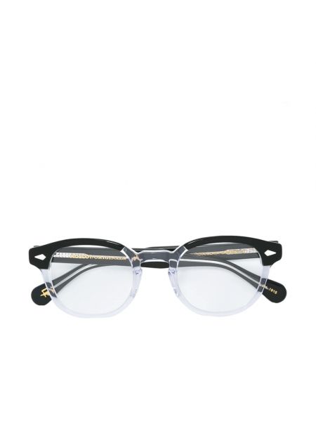 Okulary korekcyjne z kryształkami Moscot czarne