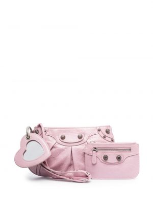 Borse pochette con tasche Balenciaga rosa