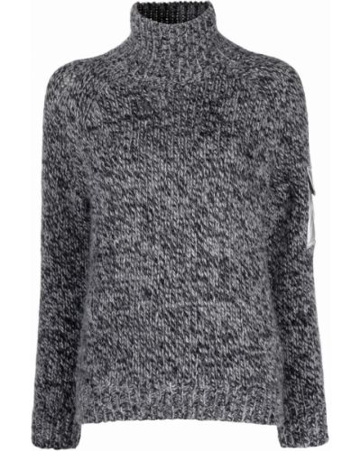 Jersey de punto de tela jersey Moncler gris
