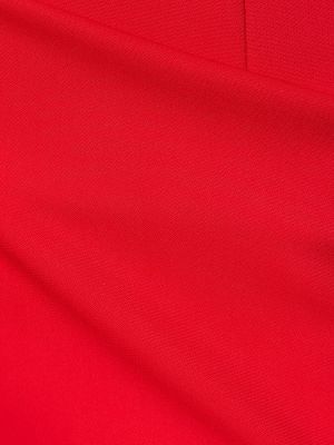 Asymetrické dlouhé šaty Roland Mouret červené