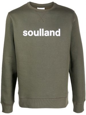 Trykt sweatshirt Soulland grønn