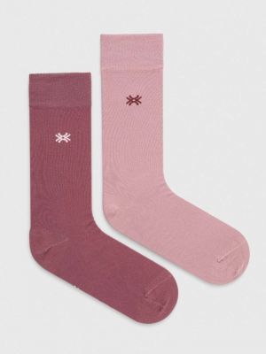 Чорапи United Colors Of Benetton розово