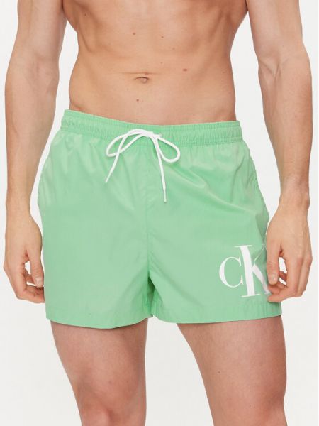 Hlače Calvin Klein Swimwear zelena