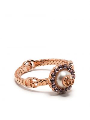 Prsten s cvjetnim printom Gucci