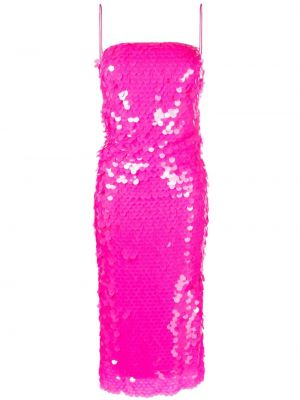 Midi haljina The New Arrivals Ilkyaz Ozel ružičasta