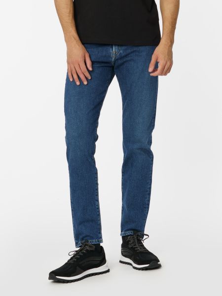 Бавовняні прямі джинси Paul Smith сині