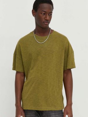 Памучна тениска с дълъг ръкав American Vintage зелено