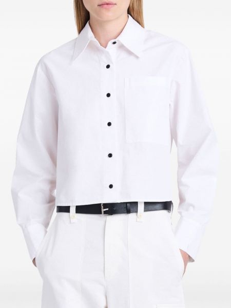 Medvilninė marškiniai Proenza Schouler White Label balta