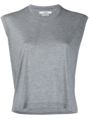 Einfarbige t-shirt ausgestellt Marant Etoile grau