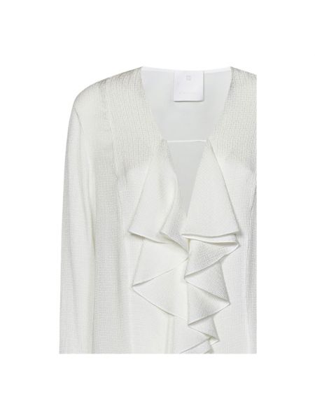 Blusa de seda Givenchy blanco