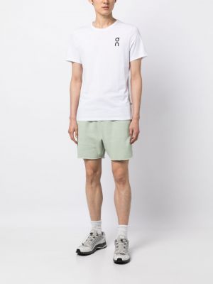 Kokvilnas t-krekls ar apdruku On Running balts