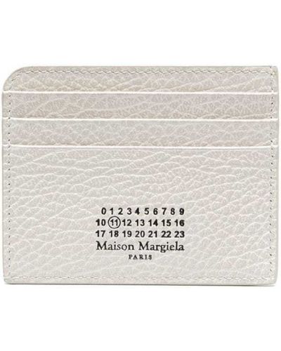 Kožni držač kartice Maison Margiela bijela