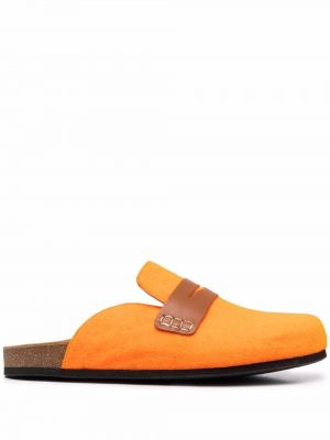 Filt loafers uten hæl Jw Anderson oransje