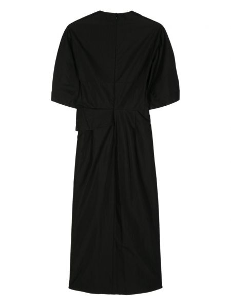 Plisované midi šaty Christian Wijnants černé