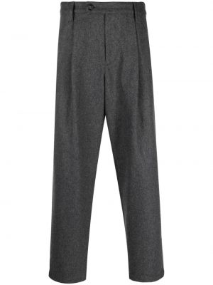 Pantalon droit en laine A.p.c. gris