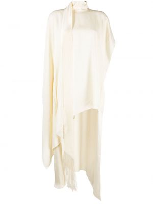 Asymetrické koktejlové šaty Taller Marmo bílé