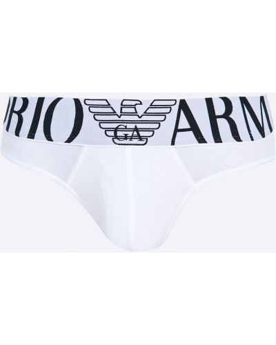 Slipy Emporio Armani Underwear białe