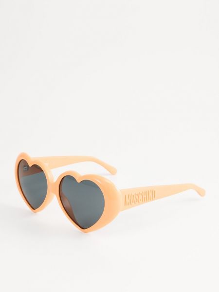 Okulary przeciwsłoneczne Moschino pomarańczowe