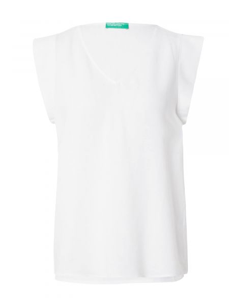 Bluza s ovratnikom United Colors Of Benetton bijela