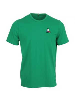 Zielona koszulka z krótkim rękawem Le Coq Sportif