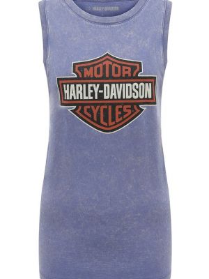 Майка Harley Davidson синяя