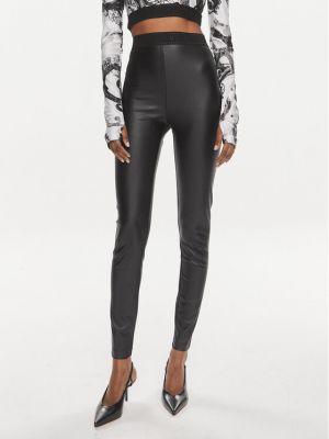 Legíny skinny fit Versace Jeans Couture černé