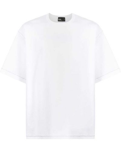 Camiseta de cuello redondo oversized Kolor blanco