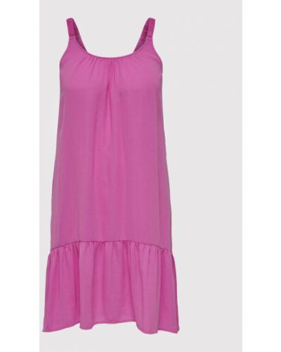 ONLY Carmakoma Nyári ruha Paello 15261515 Rózsaszín Regular Fit