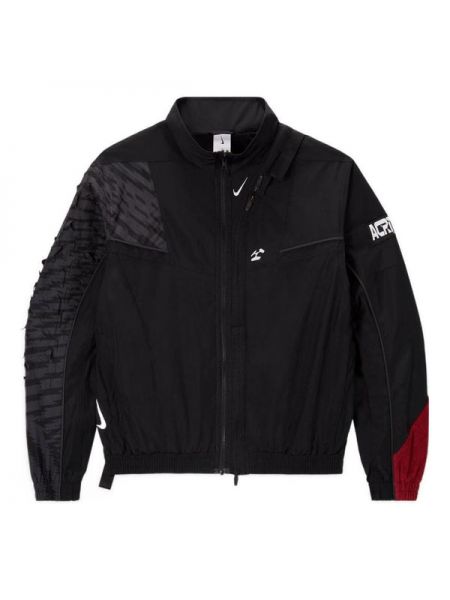 Куртка на молнии с воротником стойка Nike черная