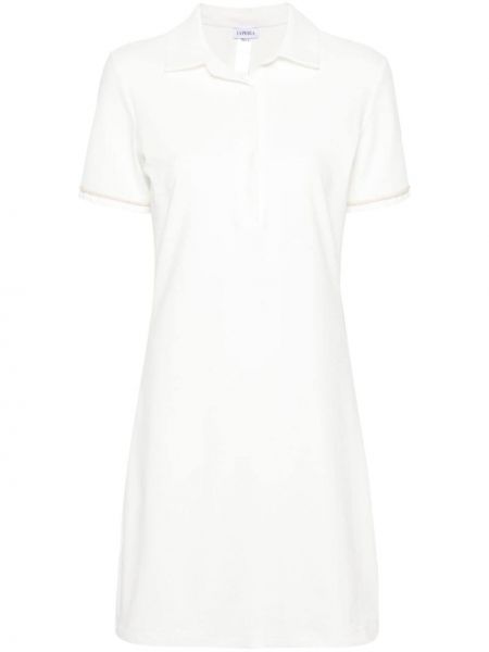 Жакардова мини рокля La Perla бяло