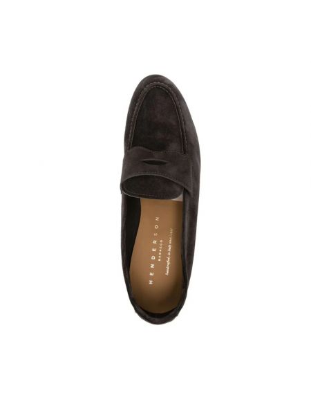 Loafers de ante slip on Henderson Baracco marrón