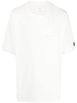 Raštuotas medvilninis marškinėliai Y-3 balta