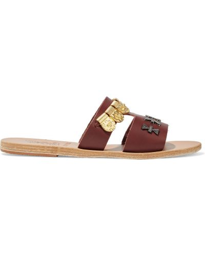 Slides Ancient Greek Sandals, marrone