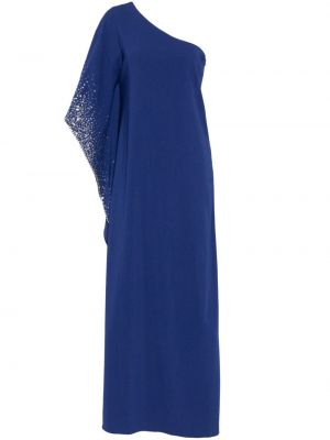 Večernja haljina sa šljokicama Marchesa Notte plava
