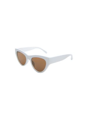 Слънчеви очила Mango бяло