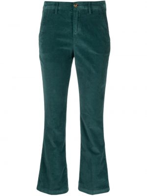 Pantaloni de catifea Liu Jo verde