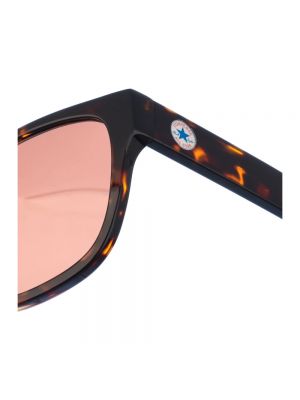Okulary przeciwsłoneczne Converse brązowe