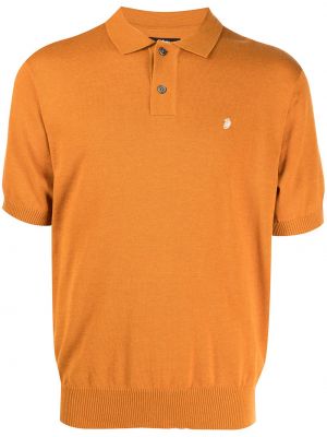 Brodert poloskjorte Stüssy oransje