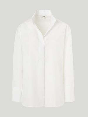 Camisa de algodón Vince blanco