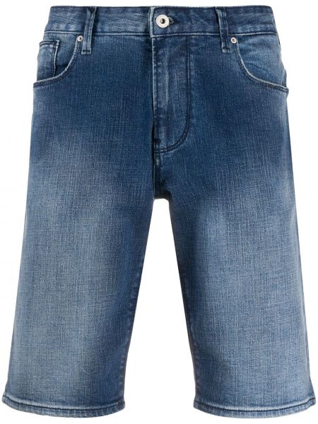 Szorty jeansowe Emporio Armani niebieskie