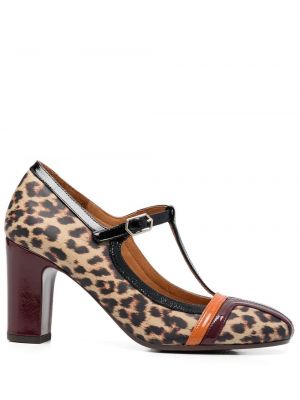 Leopard trykt pumps Chie Mihara