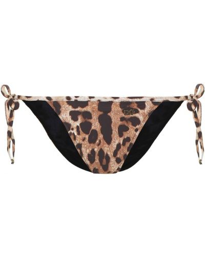 Bikini mit print mit leopardenmuster Dolce&gabbana braun