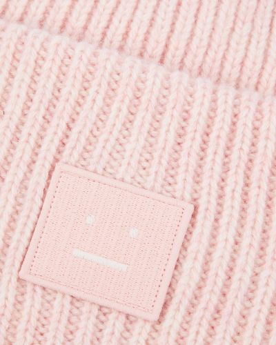 Berretto di lana Acne Studios rosa