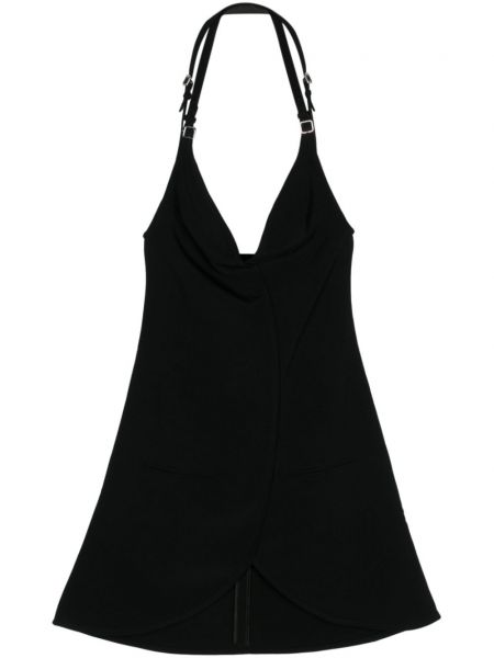 Robe à bretelles Courrèges noir