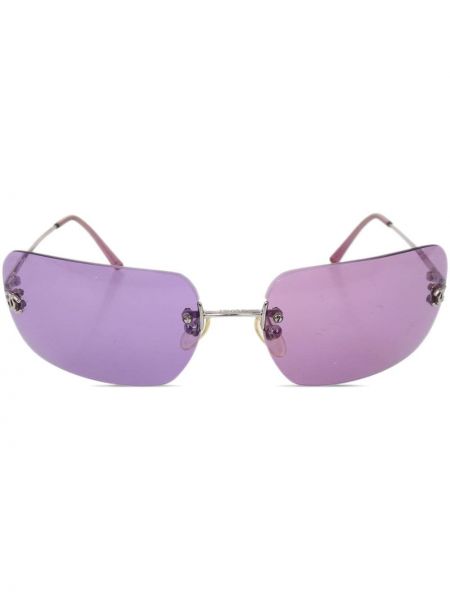 Γυαλιά ηλίου Chanel Pre-owned μωβ