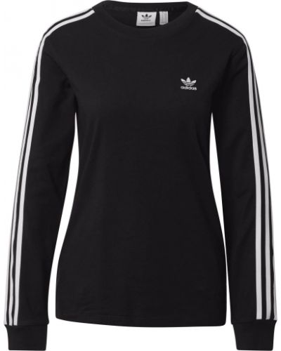 Marškinėliai ilgomis rankovėmis Adidas Originals juoda